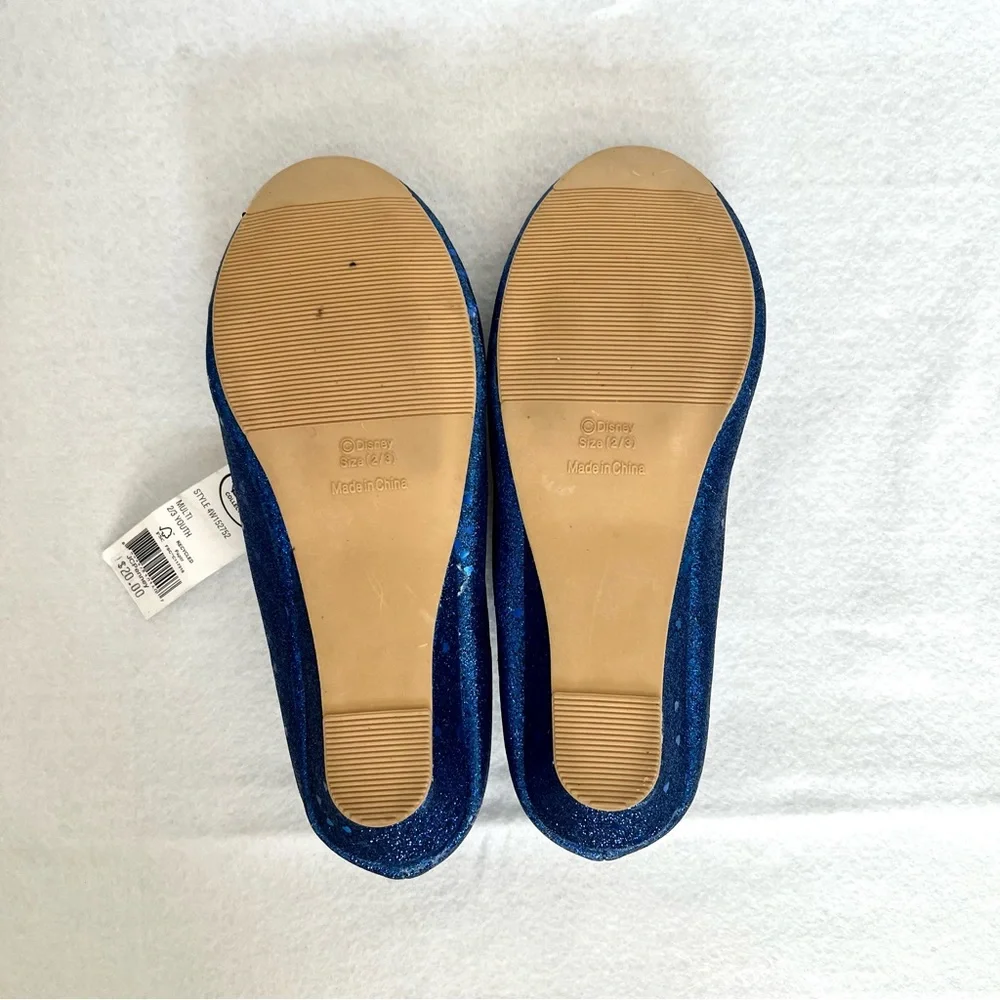 NWT Disney Snow White Sparkly Costume Shoes - Little Girls 2/3 Youth - Picture 6 of 8